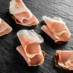 Prosciutto Schinken geschnitten