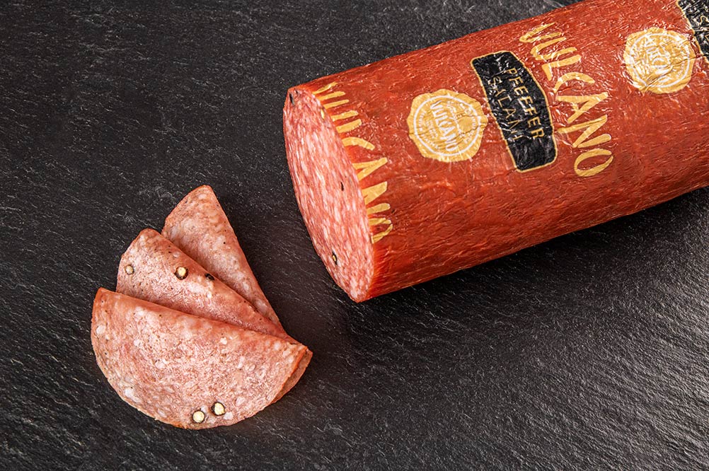 Auersbach Salami Pfeffer Online kaufen - Vulcano Schinkenmanufaktur