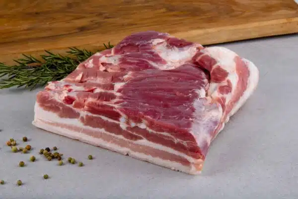 Vulkanlandschwein Bauchfleisch